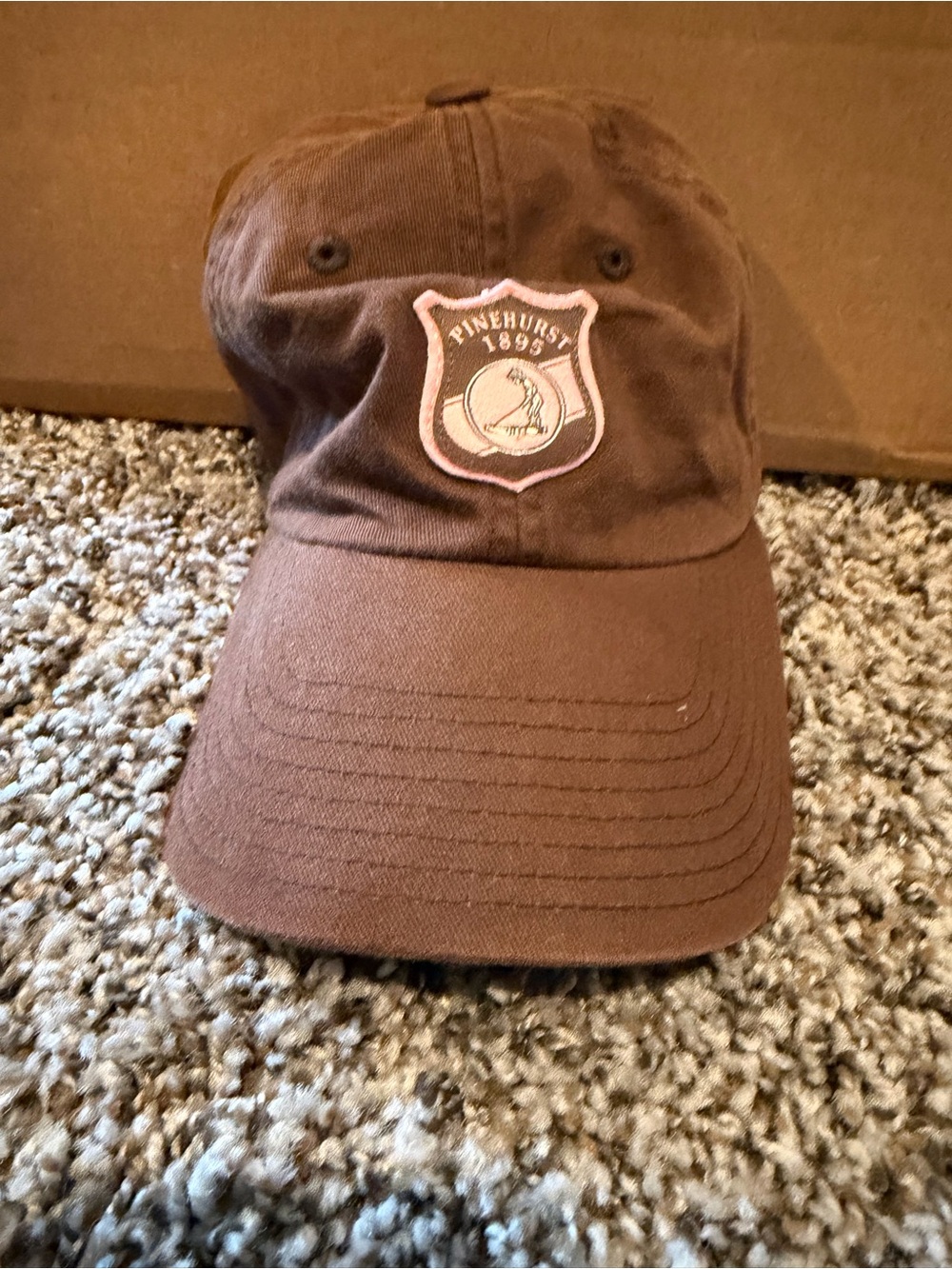 Pinehurst Resort 1895 Golf Cap Brown American Needle Strapback Dad Hat